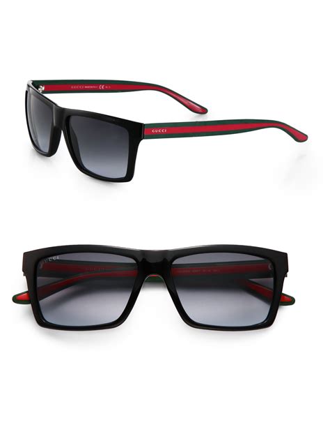 gucci black kand red mens sunglasses|gucci sunglasses price.